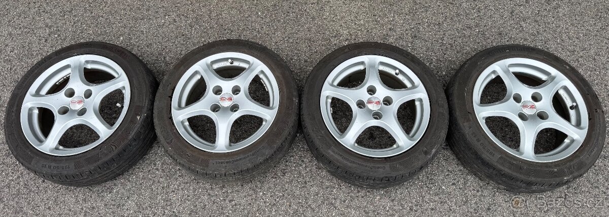 ALU kola OZ Racing 4x100 letní pneumatiky