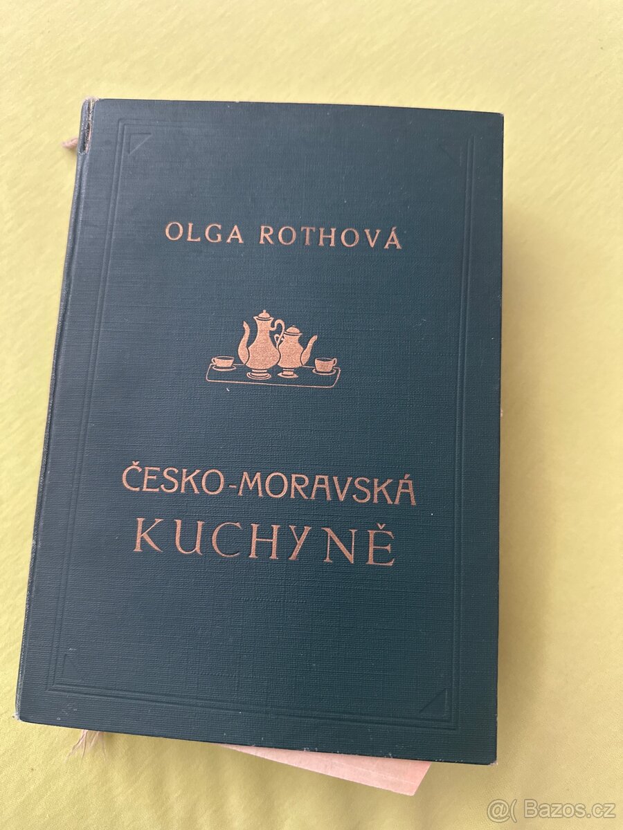 Kuchařka z roku cca 1912. Olga Rothova