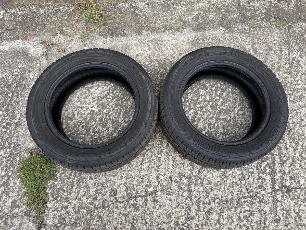 2ks zimní pneu 195/60/16 C - Goodyear Vector 4 Seasons