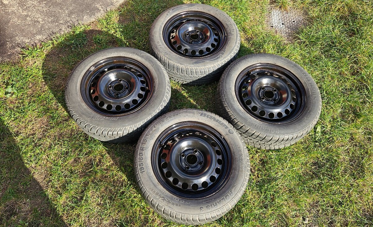 Opel Astra zimní kola pneumatiky 195/60 R15 disky 6Jx15