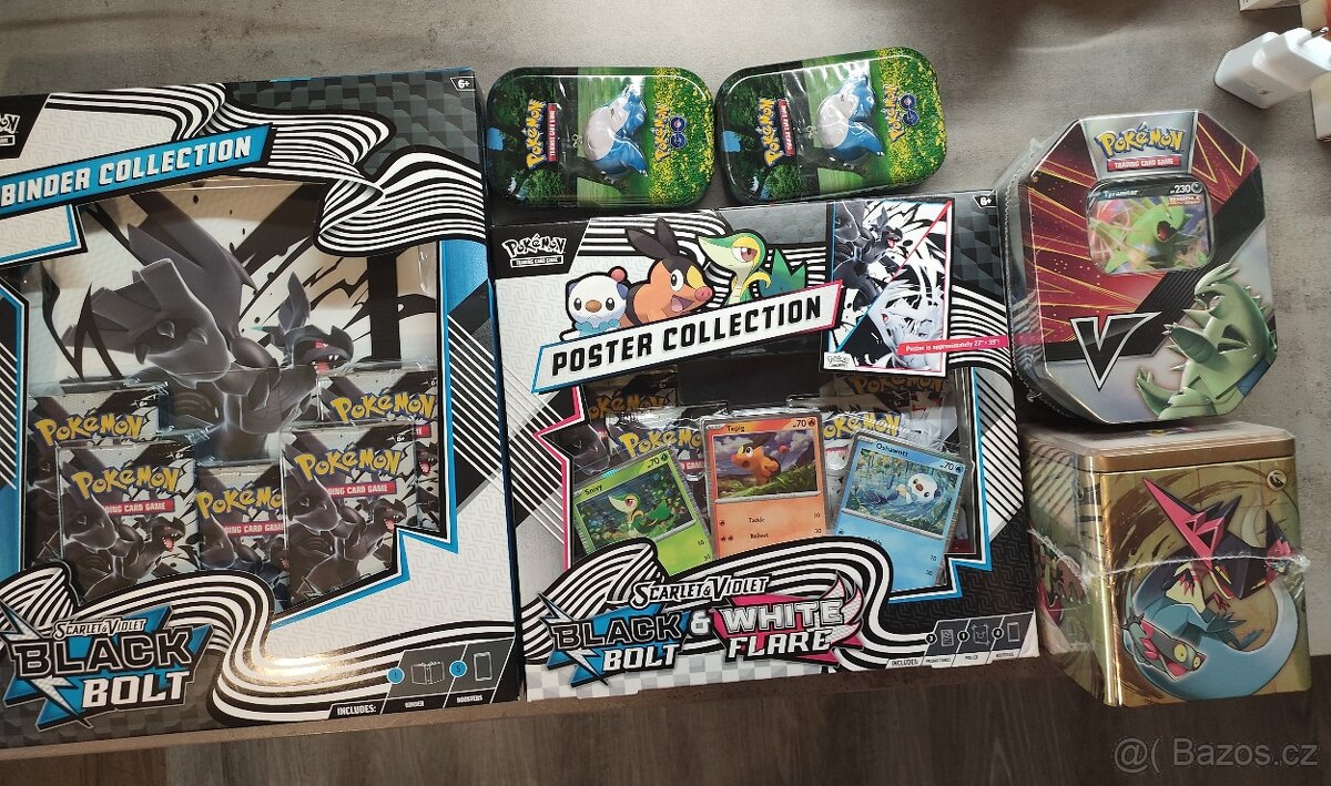 P: různé Pokemon produkty tcg