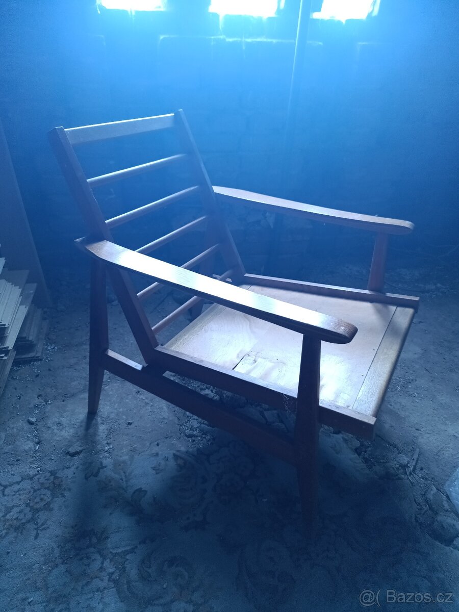 Křesla + stůl 80.leta