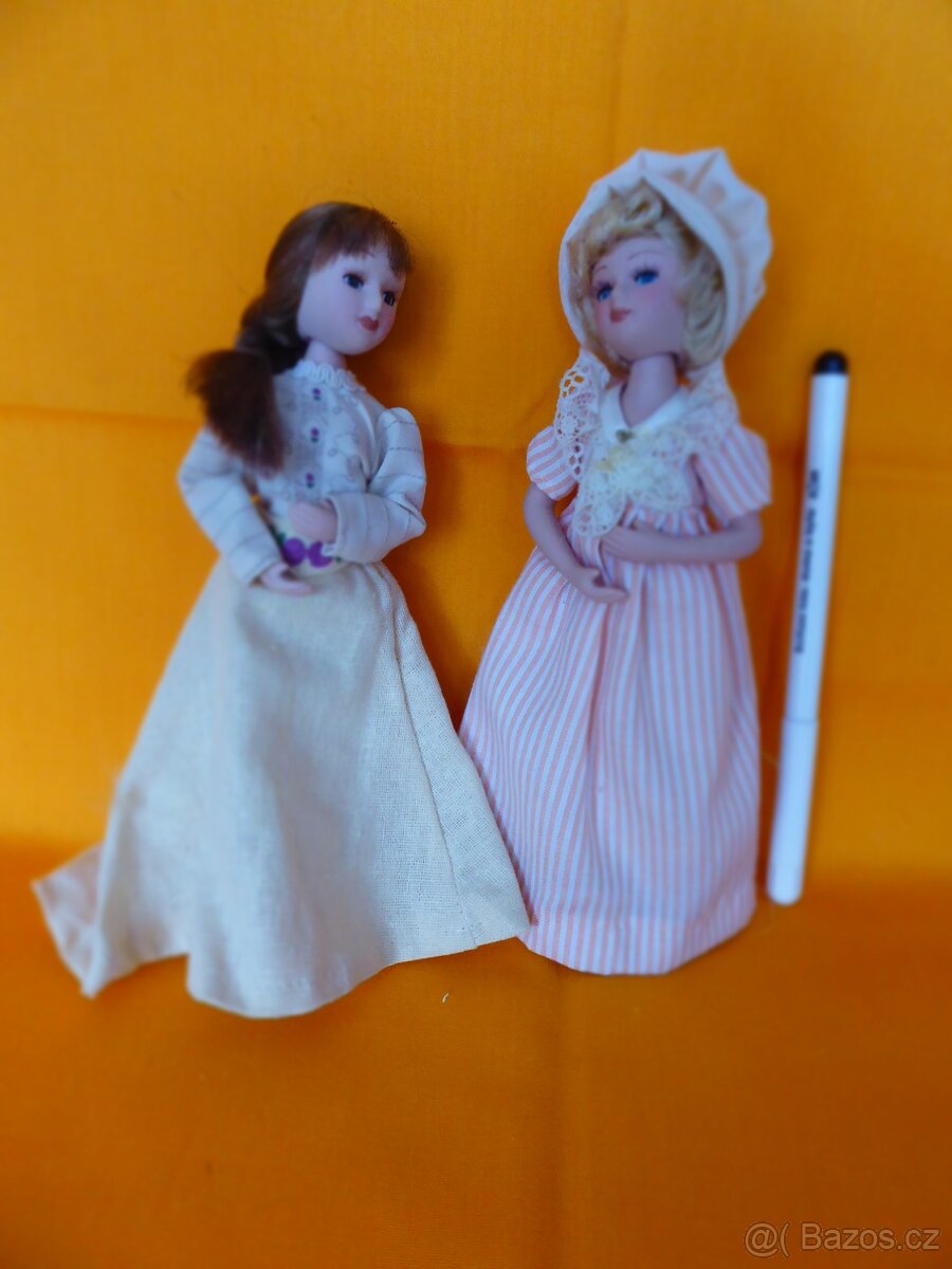 2 PORCELÁMOVÉ PANENKY DO KUCHYŇKY