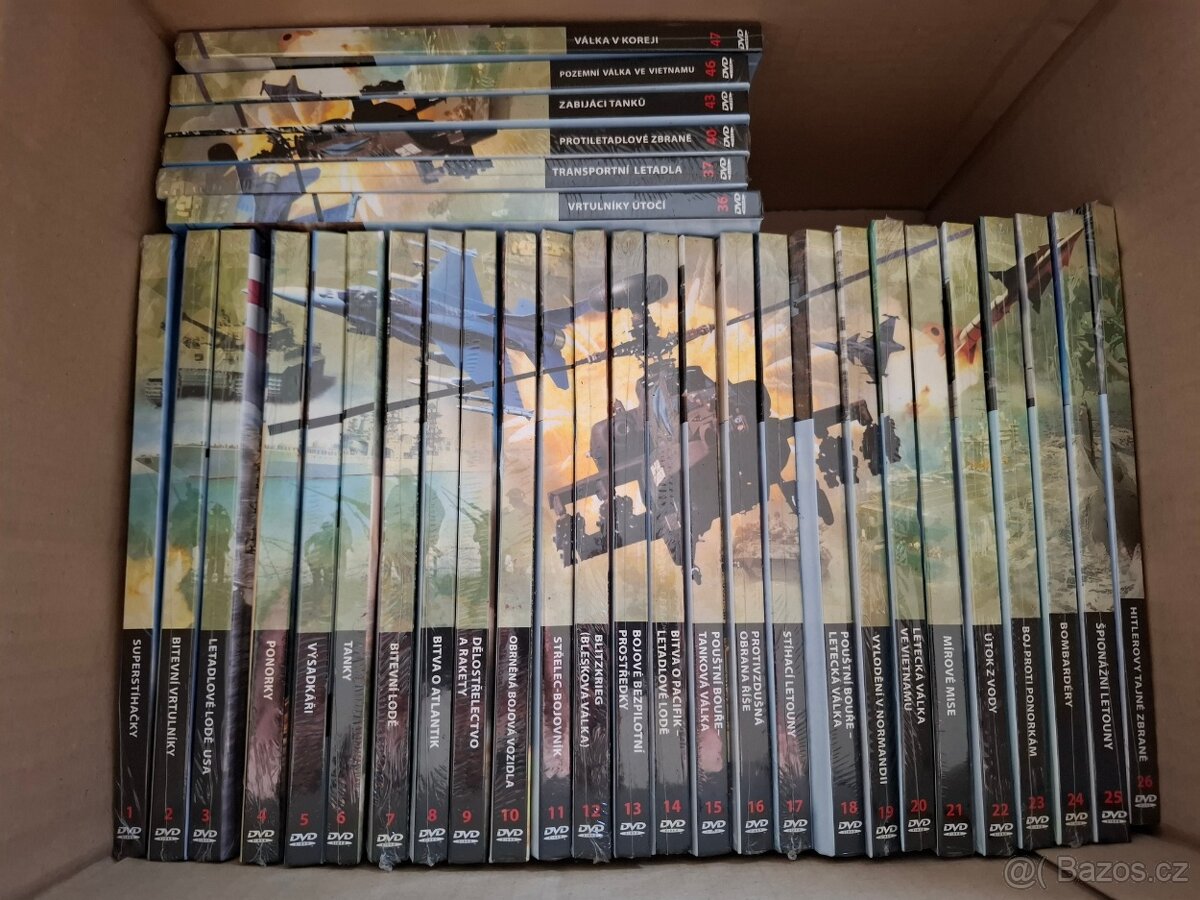 DVD kolekce Války a zbraně