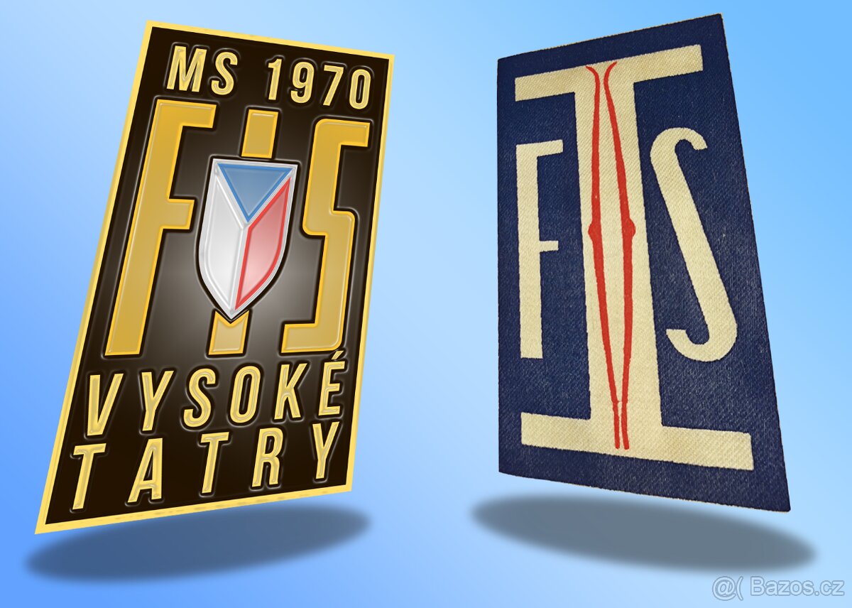 Kúpim suveníry FIS (lyžovanie) odznaky, vlajky a iné