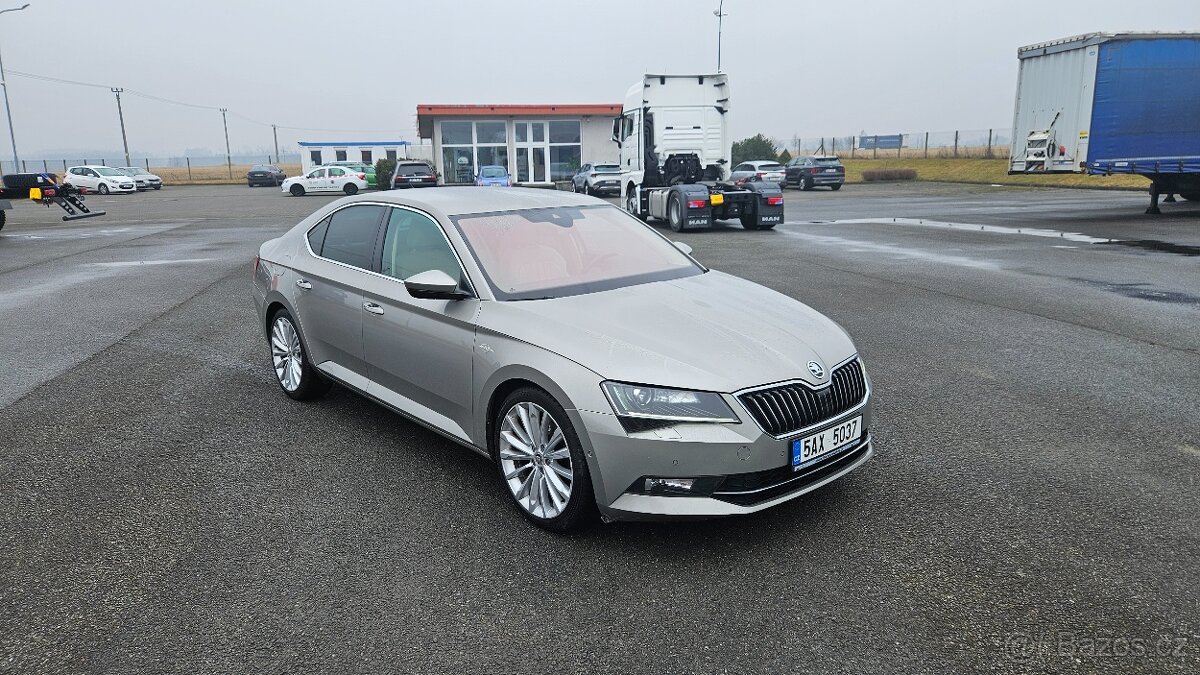Škoda Superb 2.0 TDI L&K 140 kW, 2016, tažné, ČR, nez.top.