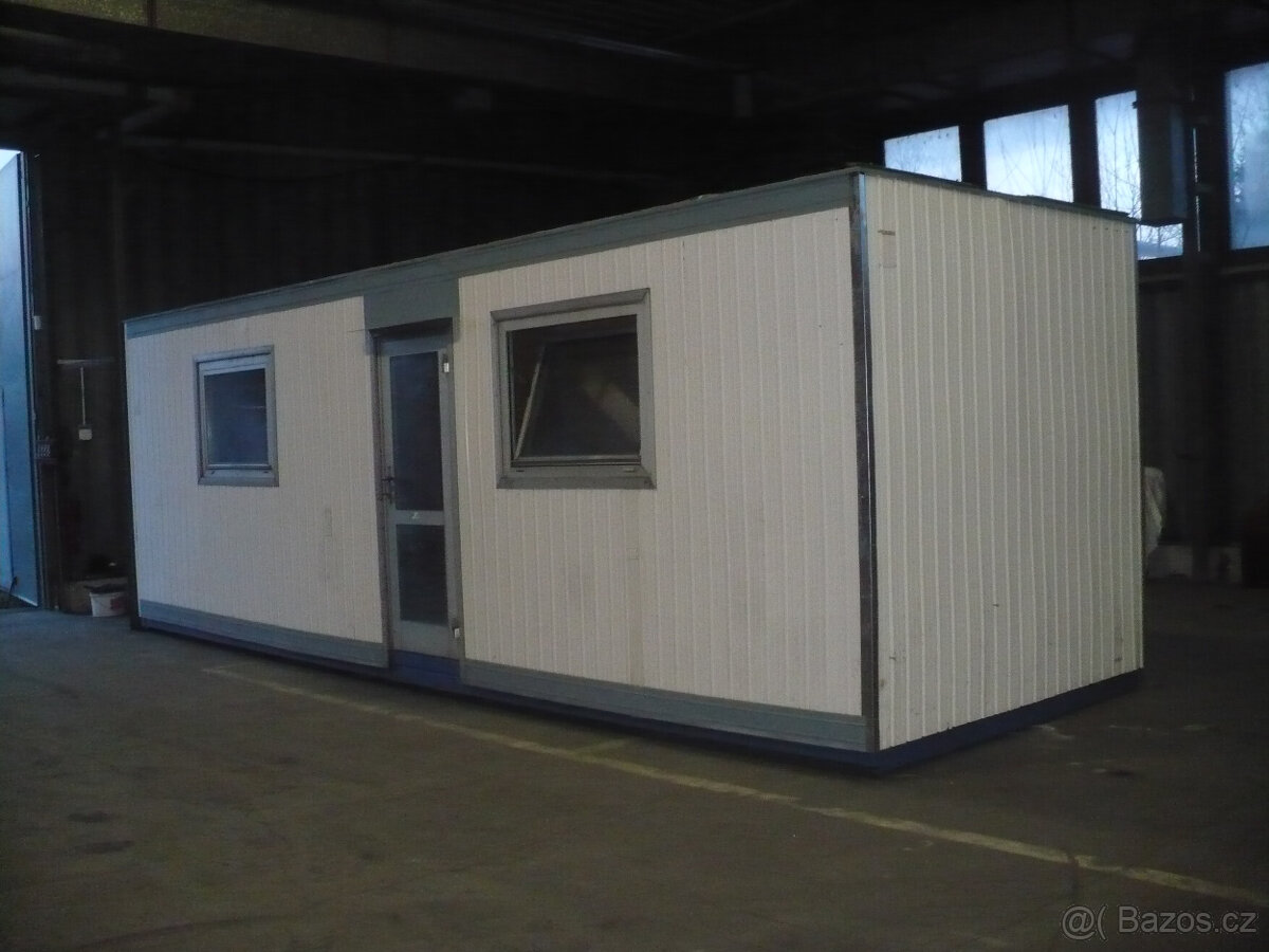 Slušovická buňka, obytný modul 7,3 x 2,5 m, CENA DO 26.4.