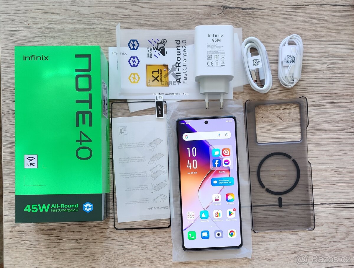 Infinix note 40 - jako nový včetně příslušenství