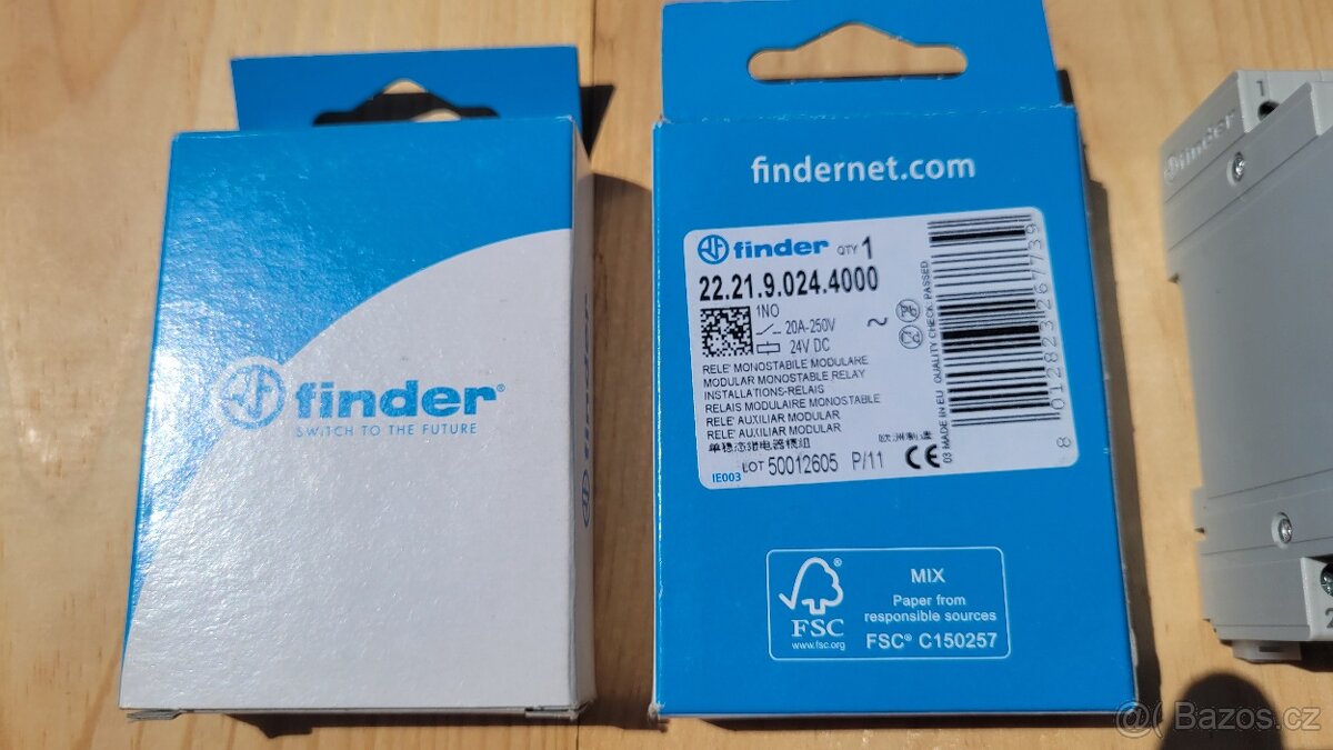 Finder Relé instalační, monostabilní