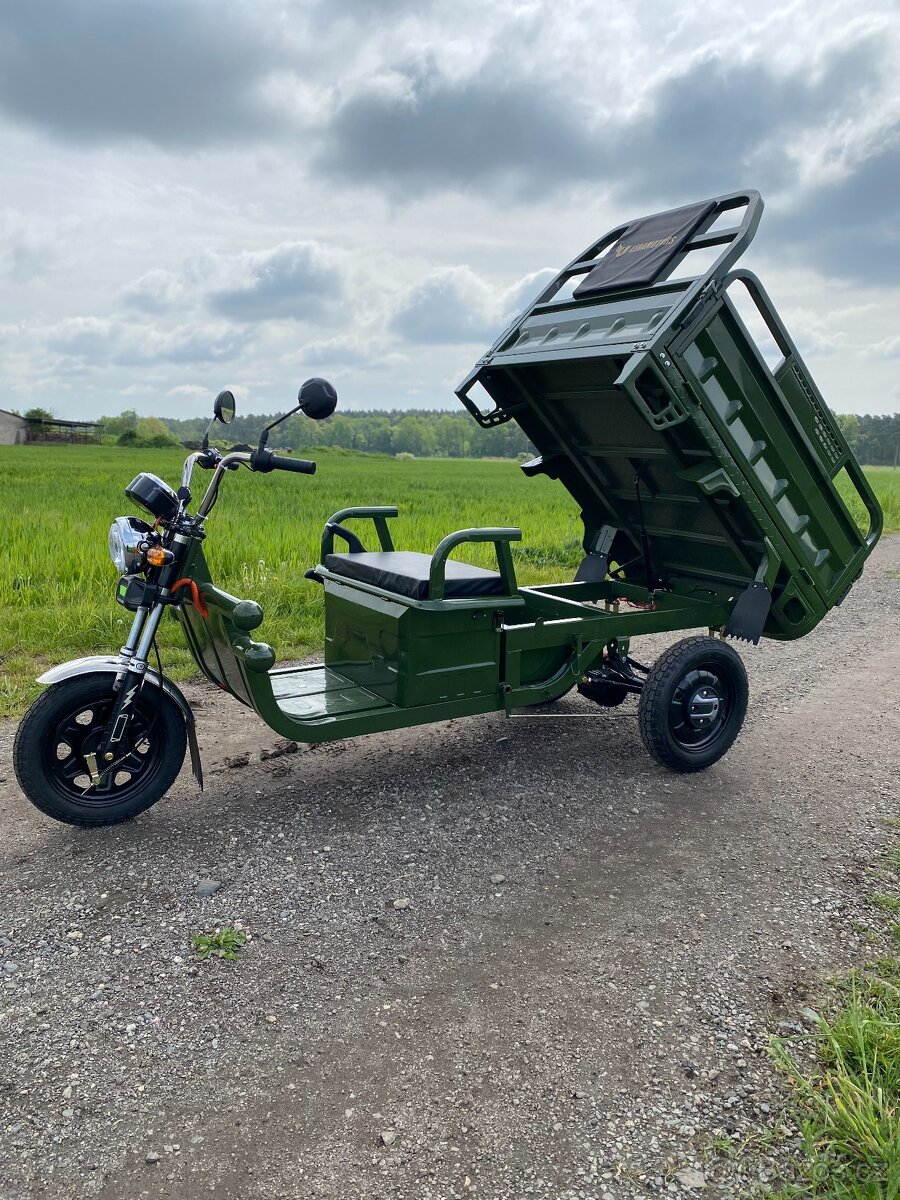 Elektro Tříkolka Leramotors Cargo G1 1000W COC tuk tuk rikša