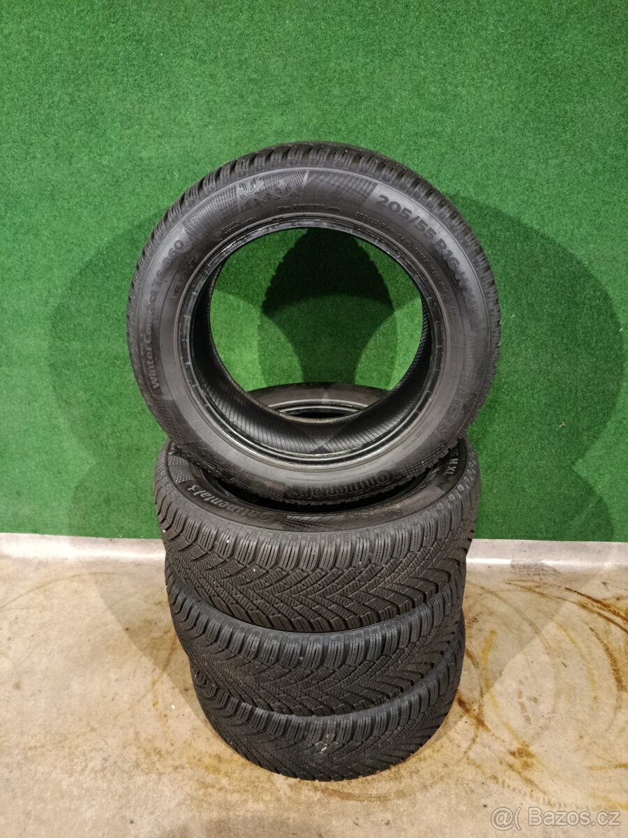 4ks zimni 205/55/16 Continental