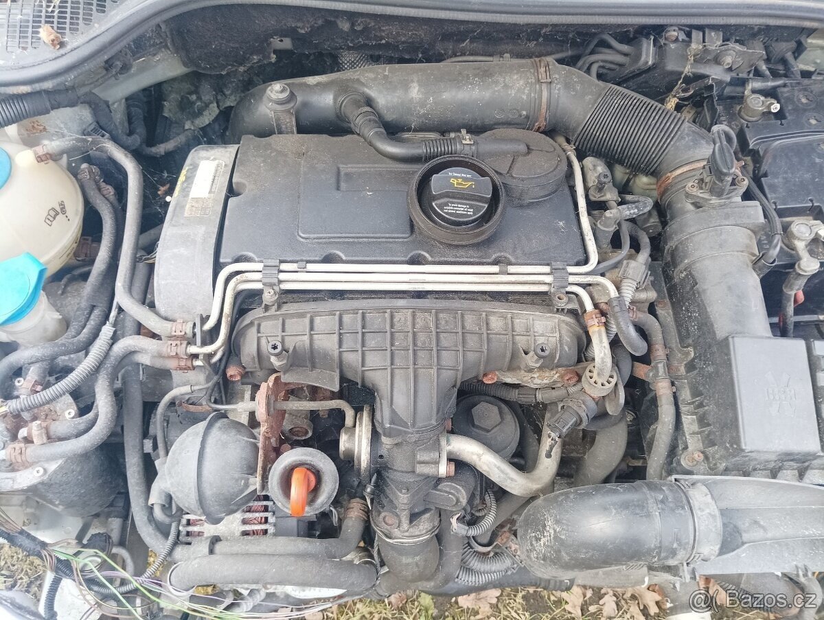 Motor 2.0 TDI 16v 103kw BKD BKP AZV po rozvodech