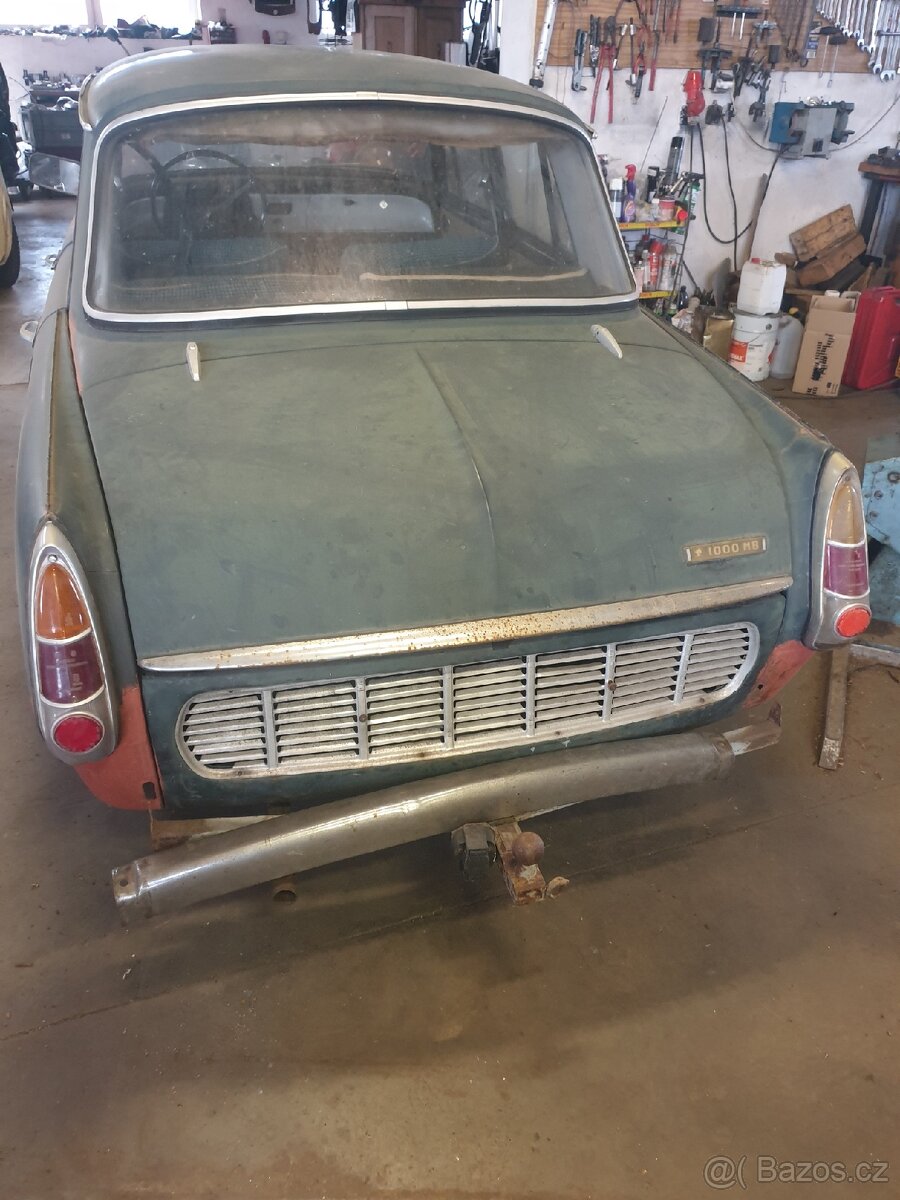 Škoda 1000mb vyvařen k renovaci