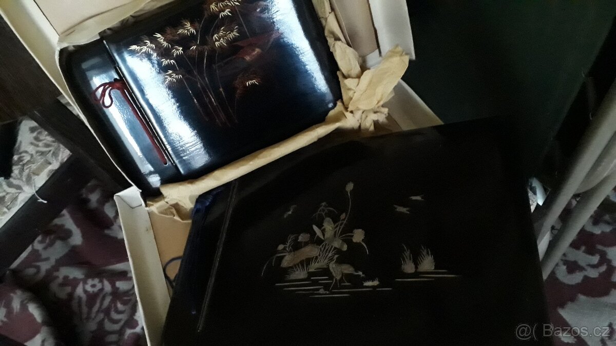 Fotoalba dřevěné vykládané