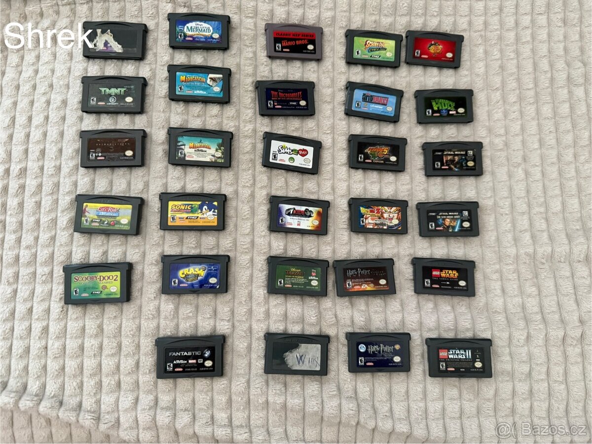 Hry na gameboy advance sp