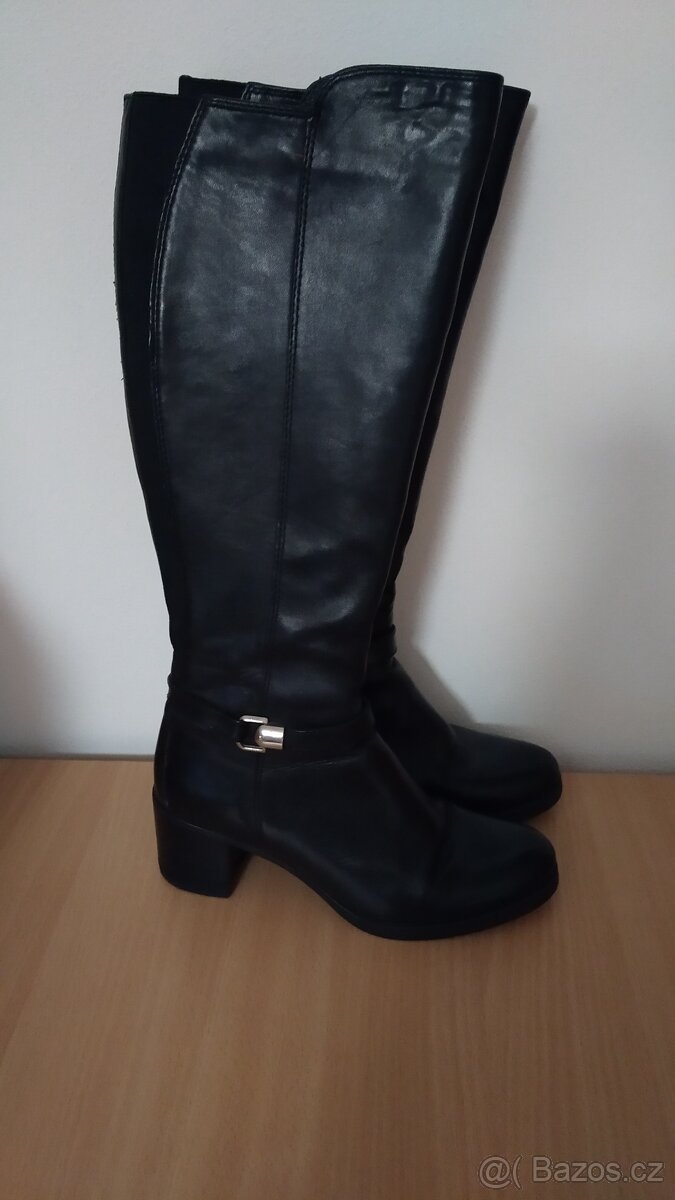 Kožené kozačky Baťa, vel.36