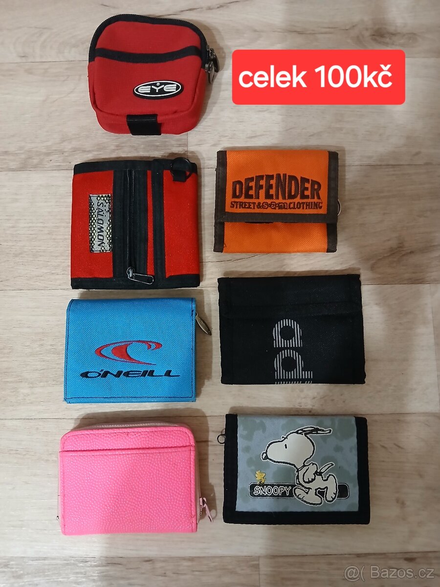 Peněženky......rámečky..ubrus