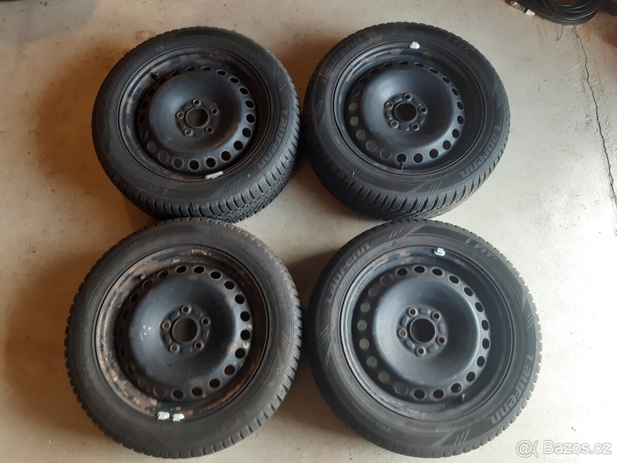 Plechové disky originál Ford s pneu 205/55 R16