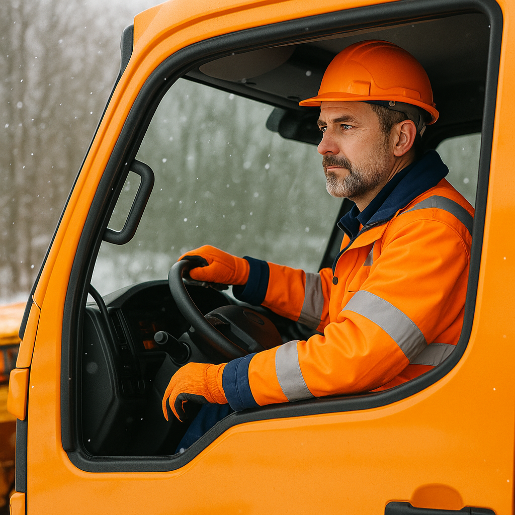 Řidiči sk. C, zimní údržba v Německu (Lipsko)