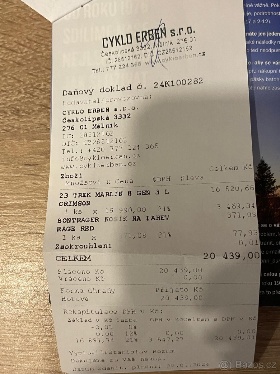 Prodej Trekoveho Kola Marlin 8 Gen 3 L Crimson