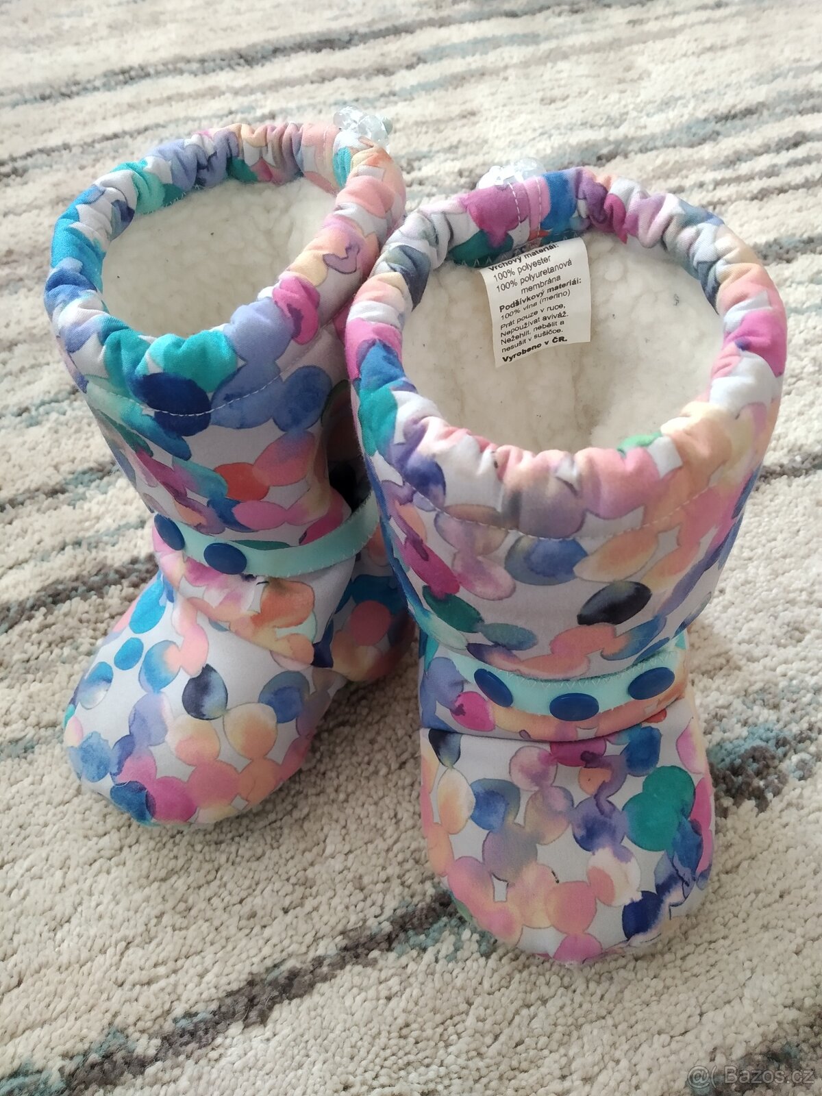 Zimní capáčky do nosítka