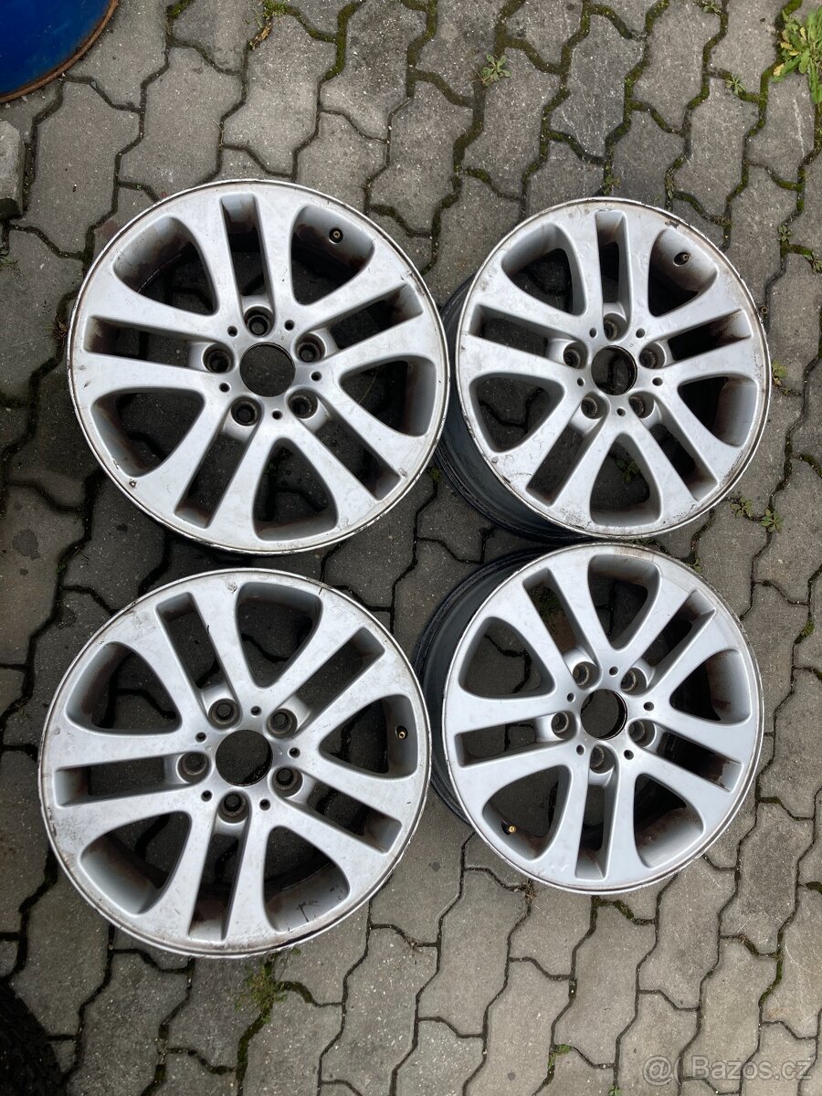 Alu disky 5x120 z vozu BMW řada 3, ET47, 7Jx17H2