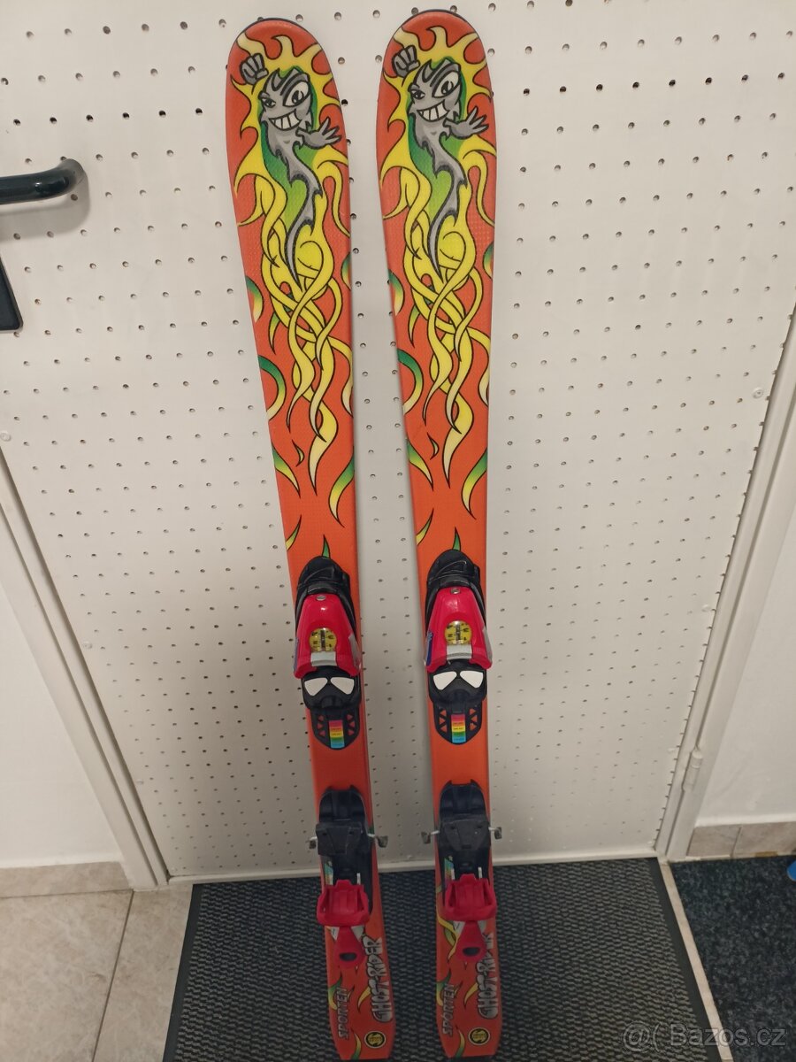Prodám dětské sjezdové lyže Sporten 120 cm
