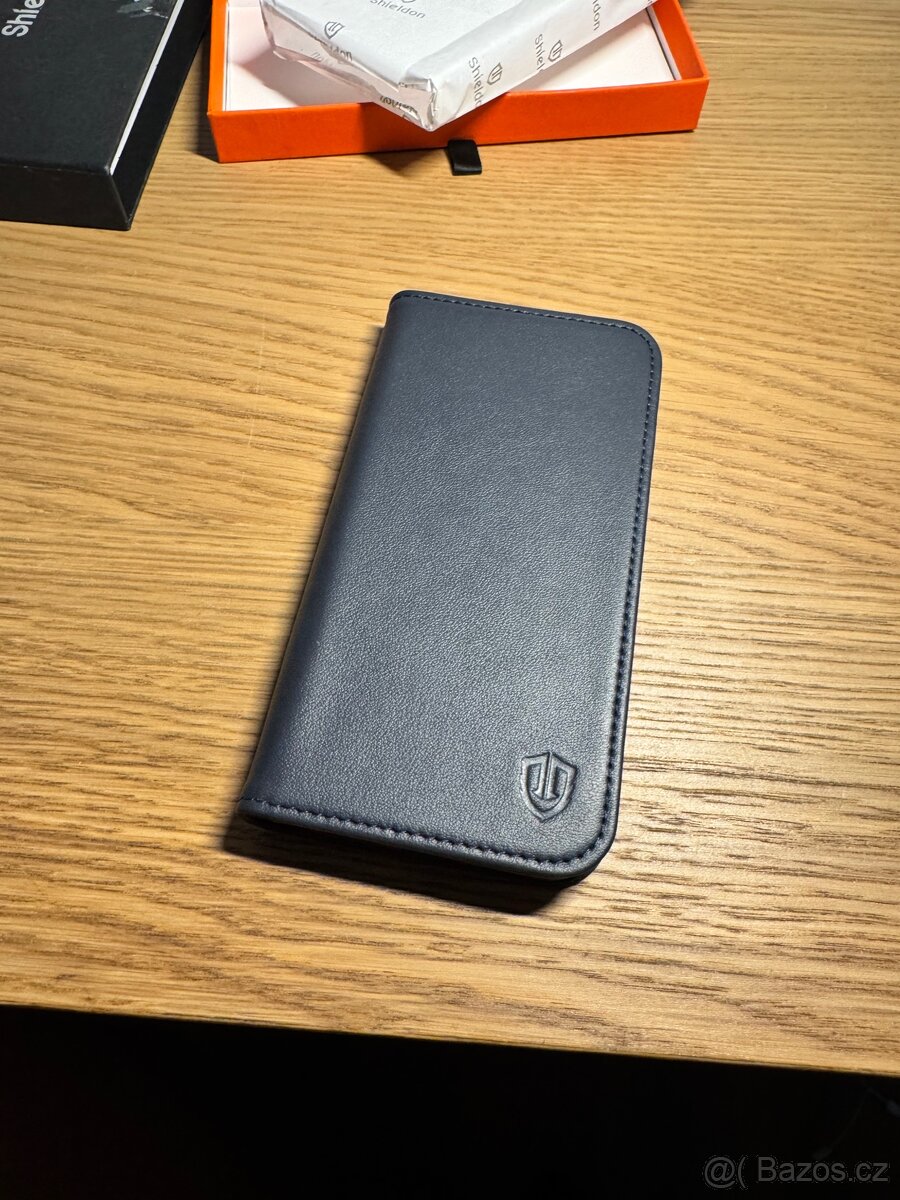 Kožené SHIELDON Pouzdro pro iPhone 12 Pro a iPhone 12