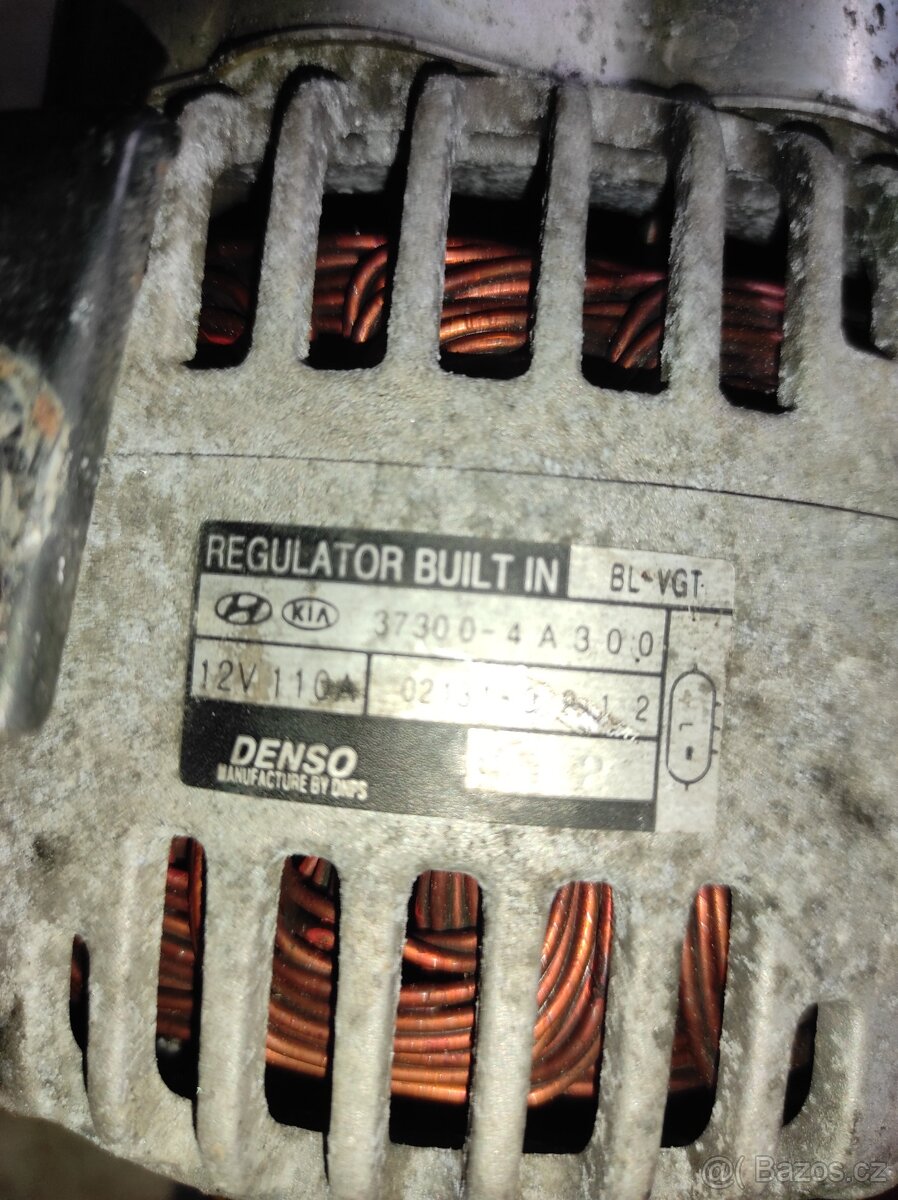 Kia Sorento 2,5 Crdi 125kW alternátor