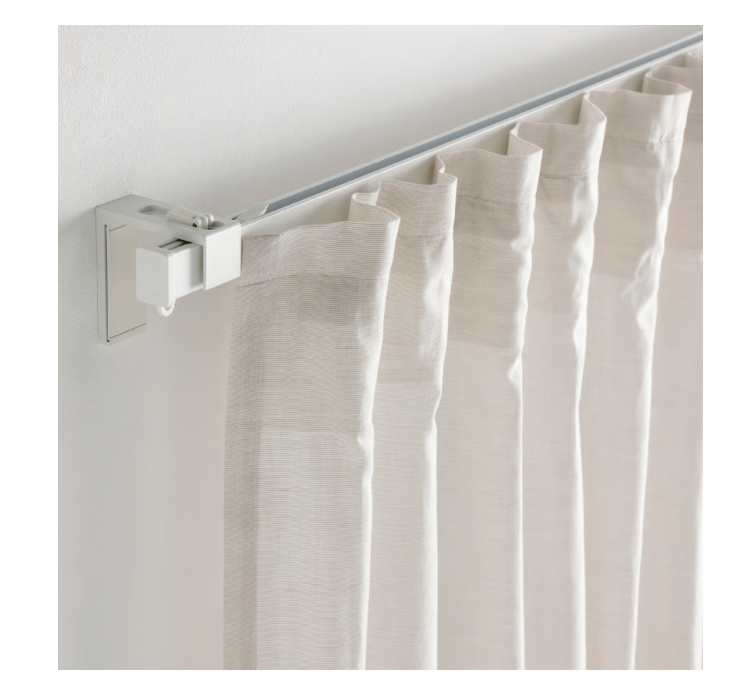 Kolejnice na závěsy Ikea Vidga