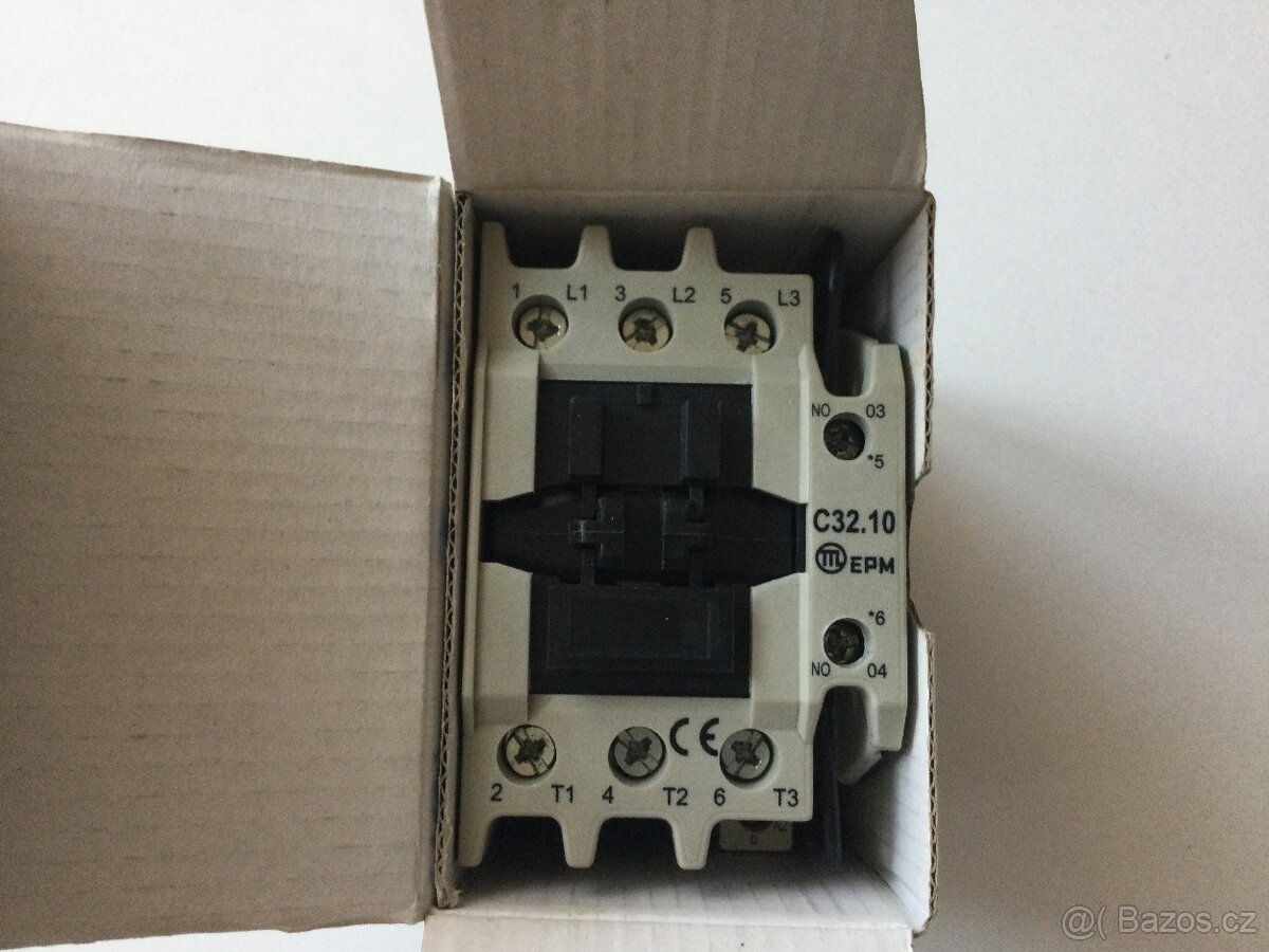 Prodám stykač C32.10 24V DC DL 3-pólový nový