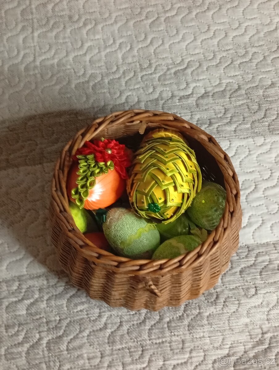 🍀 Velikonoce, koš, dekorace