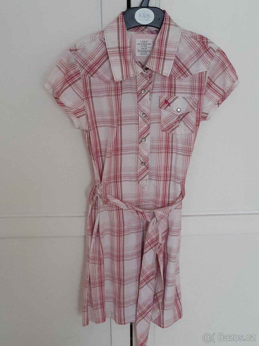 H&M košilové šaty-vel. 134