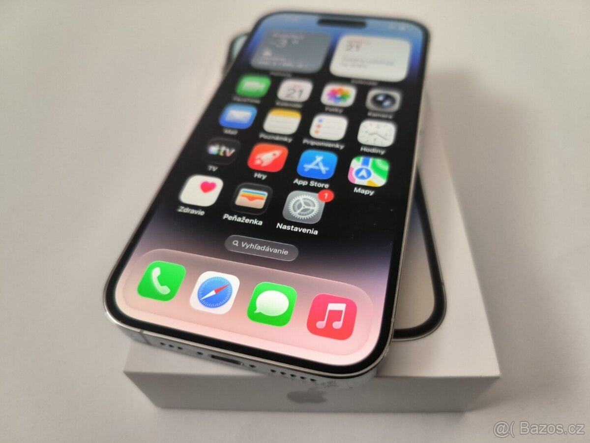 apple iphone 14 PRO 256gb Silver/ Batéria 84%