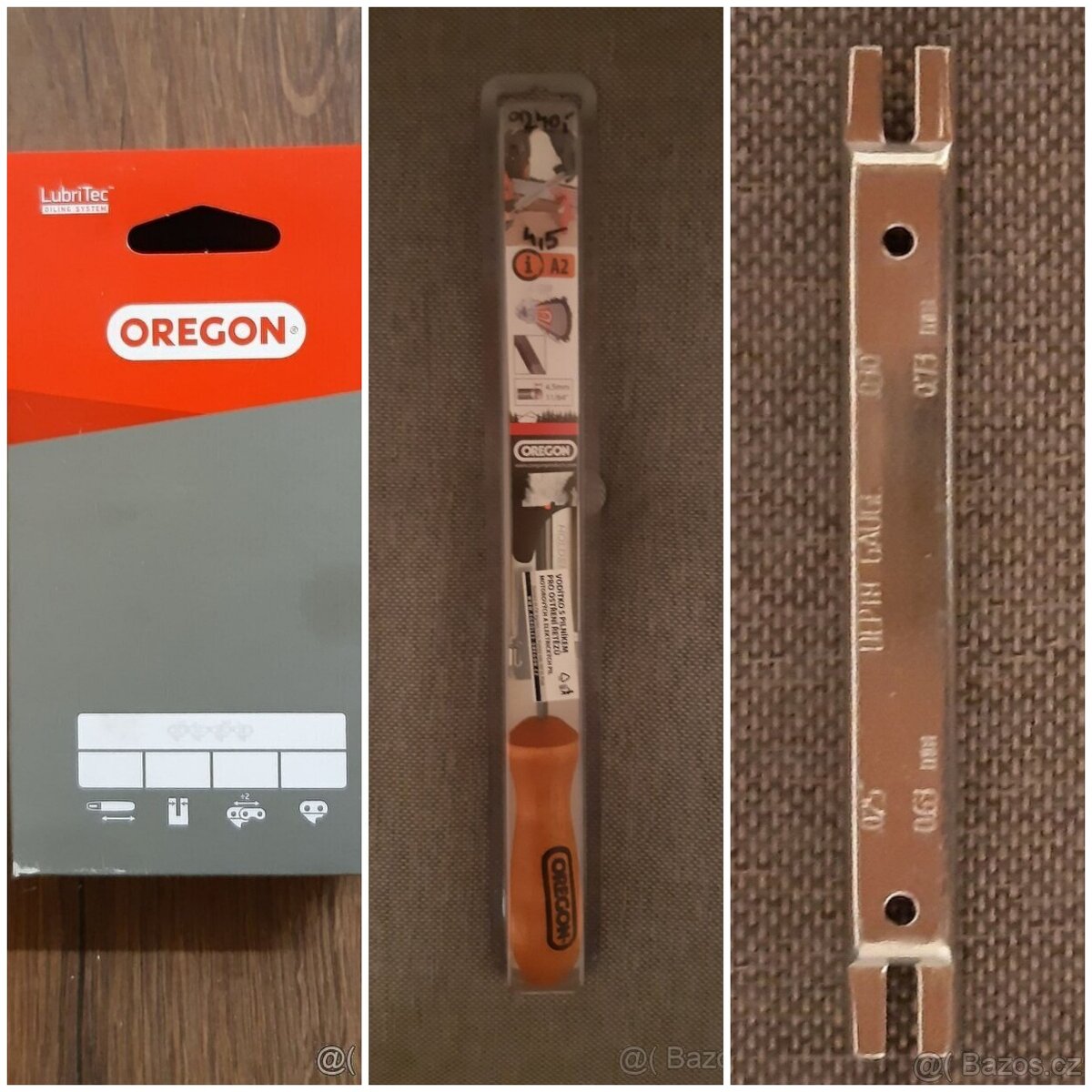 PILOVÝ ŘETĚZ OREGON 90PX045E + VODÍTKO + MĚRKA