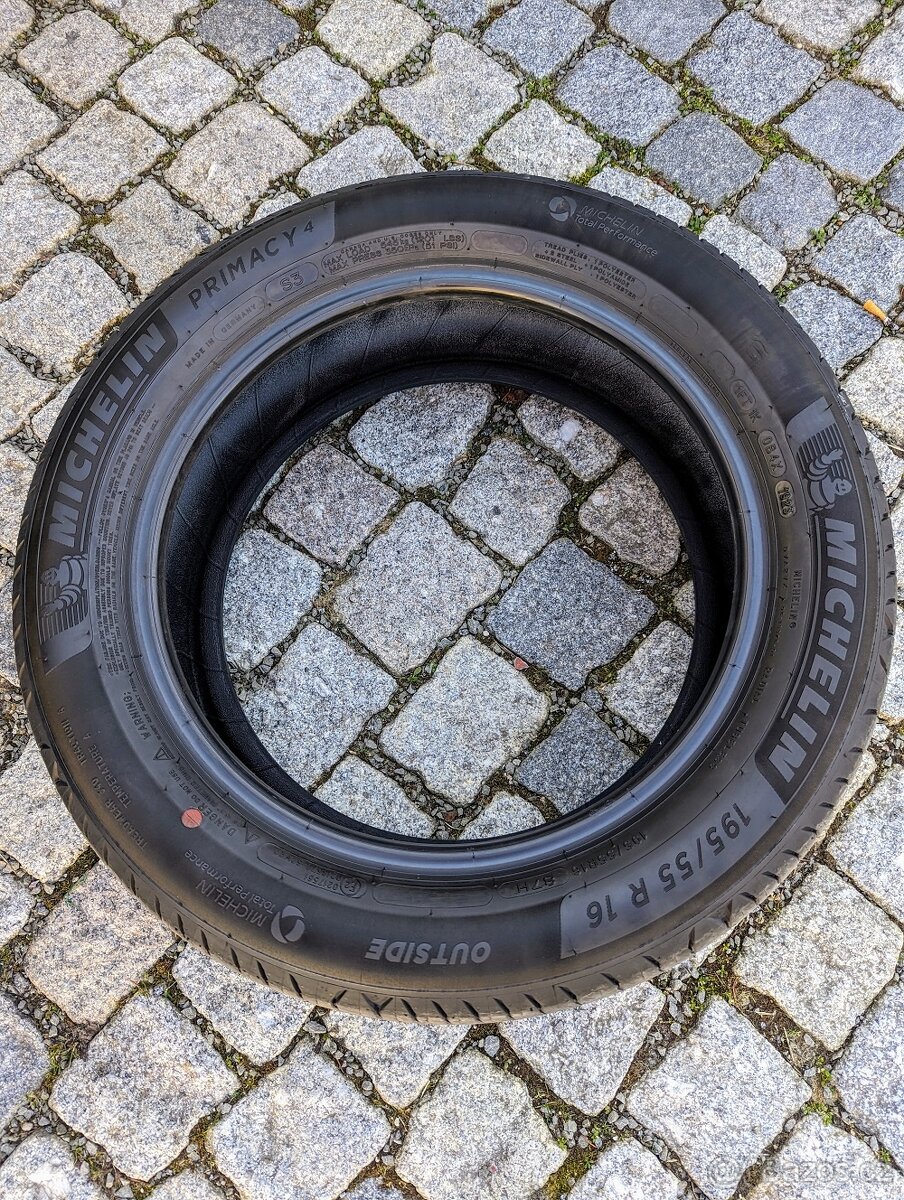 Pneumatiky letní Michelin 195/55/R16 H87 Primacy 4