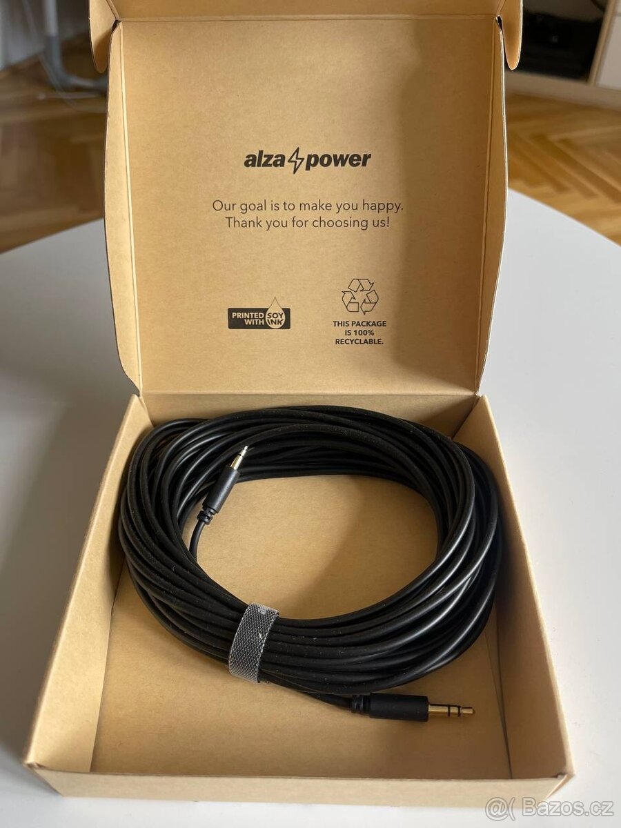 AlzaPower Core Audio 3.5mm Jack (M) to 3.5mm Jack (M) 10m