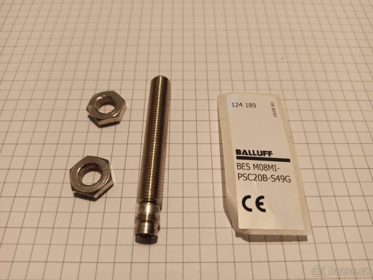 Indukční senzor Balluff BES M08MI-PSC20B-S49G