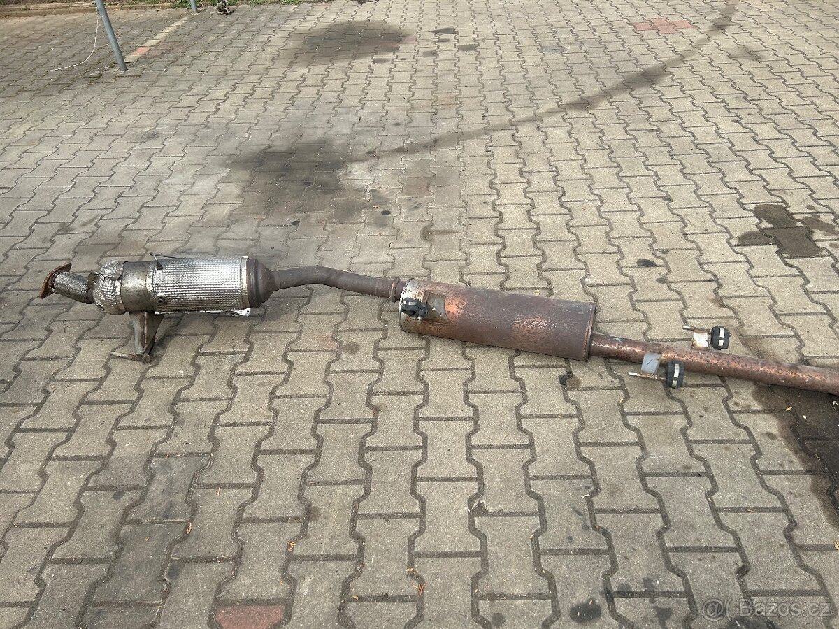 Kompletní výfuk s dpf