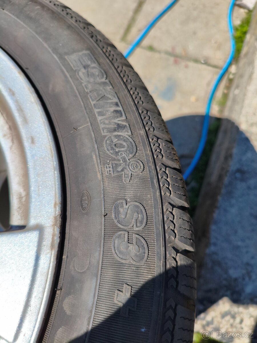Prodám ALU fiat s pneu 205/55/16