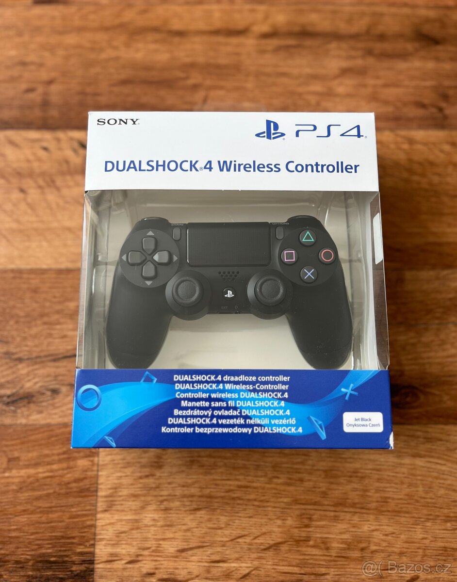 Originální ovladač Sony Dualshock 4 V2 Black pro PS4 (NOVÝ)