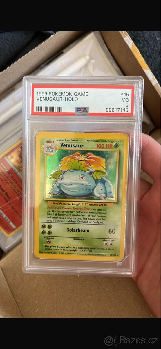 Pokémon karta:Venusaur-Holo 1999