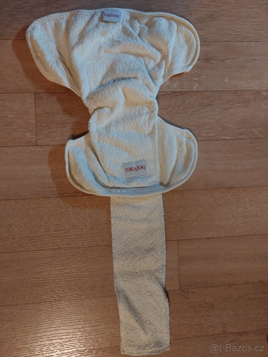 2x dětská látková plena, jednorázové pleny