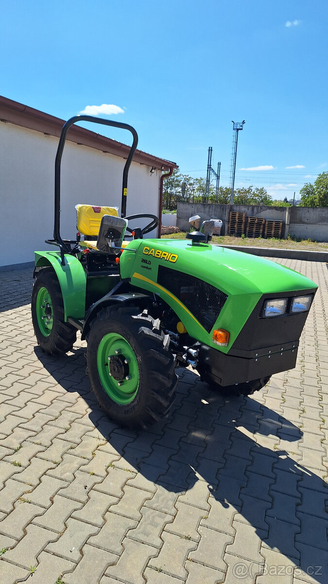 NOVÝ malotraktor CABRIO 26 LD Šálek