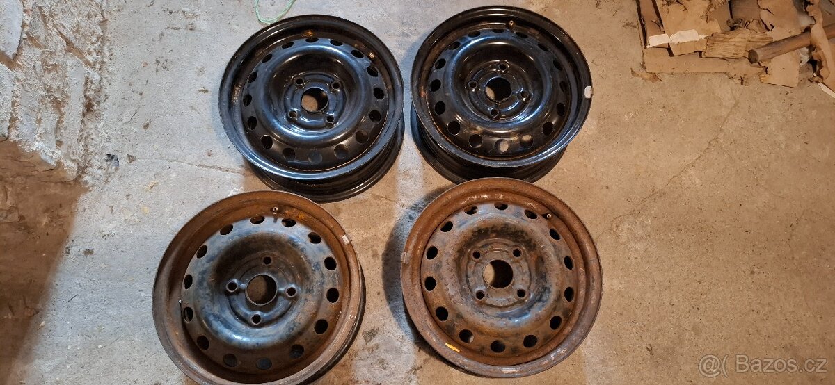 Ocelové disky Daewoo / Chevrolet 14" – 4 ks