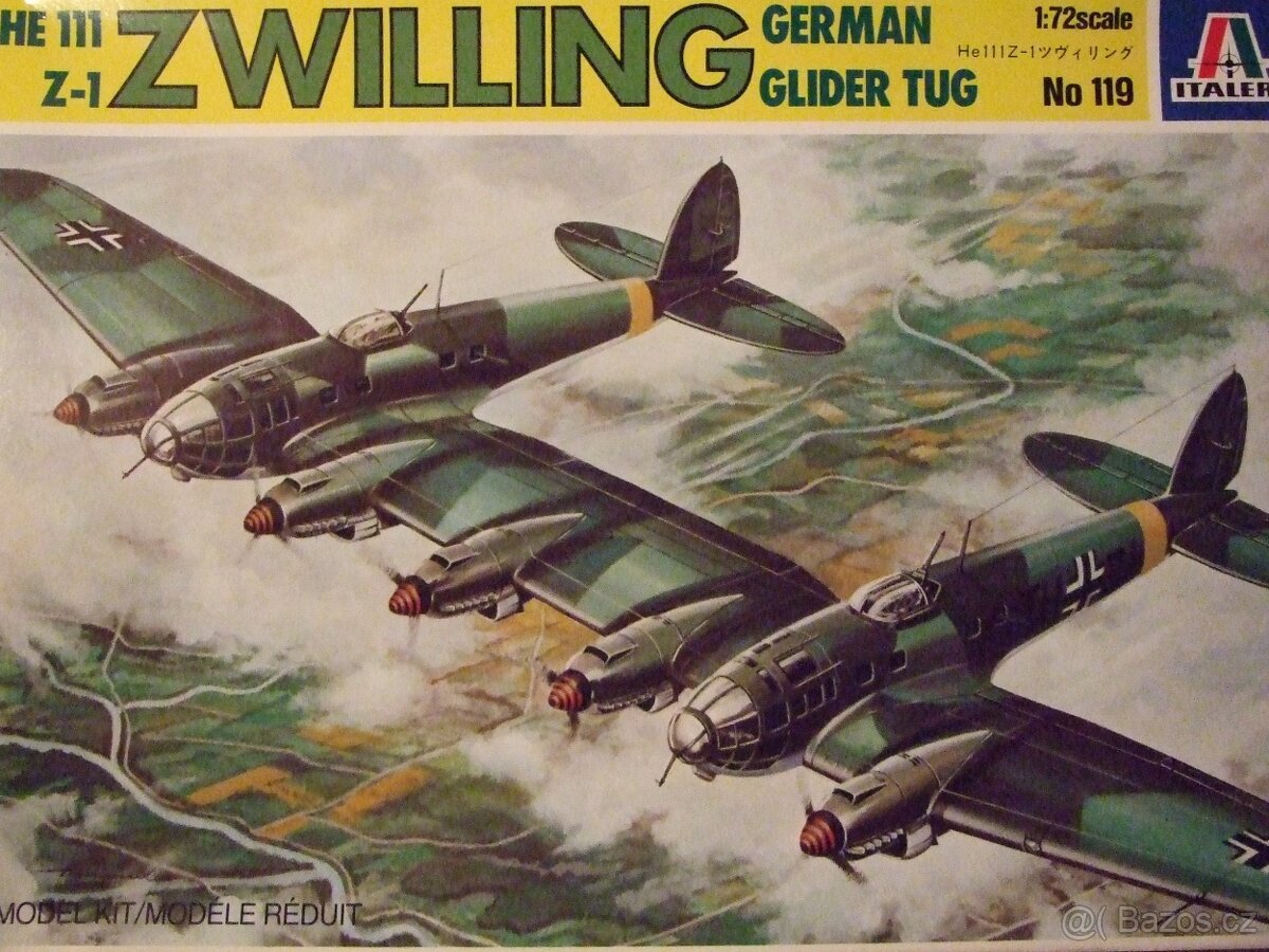He-111 Zwilling 1/72 Italeri