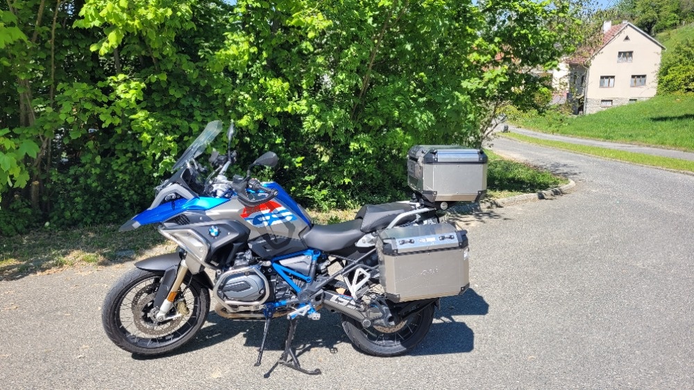 BMW R 1200 GS rallye 3x ALU kufry GIVI