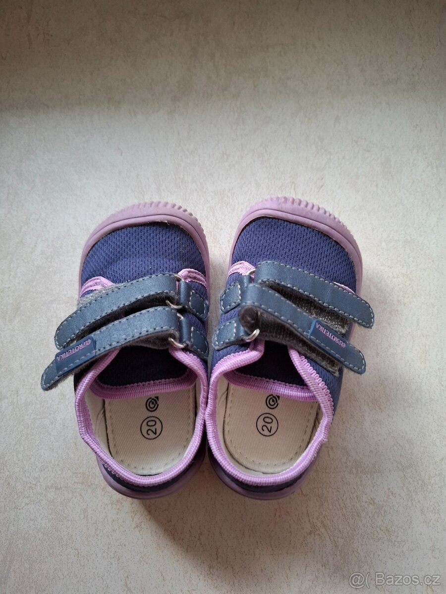 Barefoot tenisky Proterika Alix Lila, velikost 20