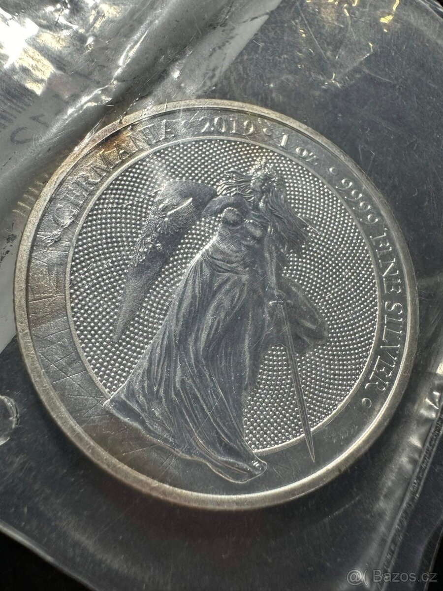 Stříbrná mince 1oz Germania Mint BU 2019