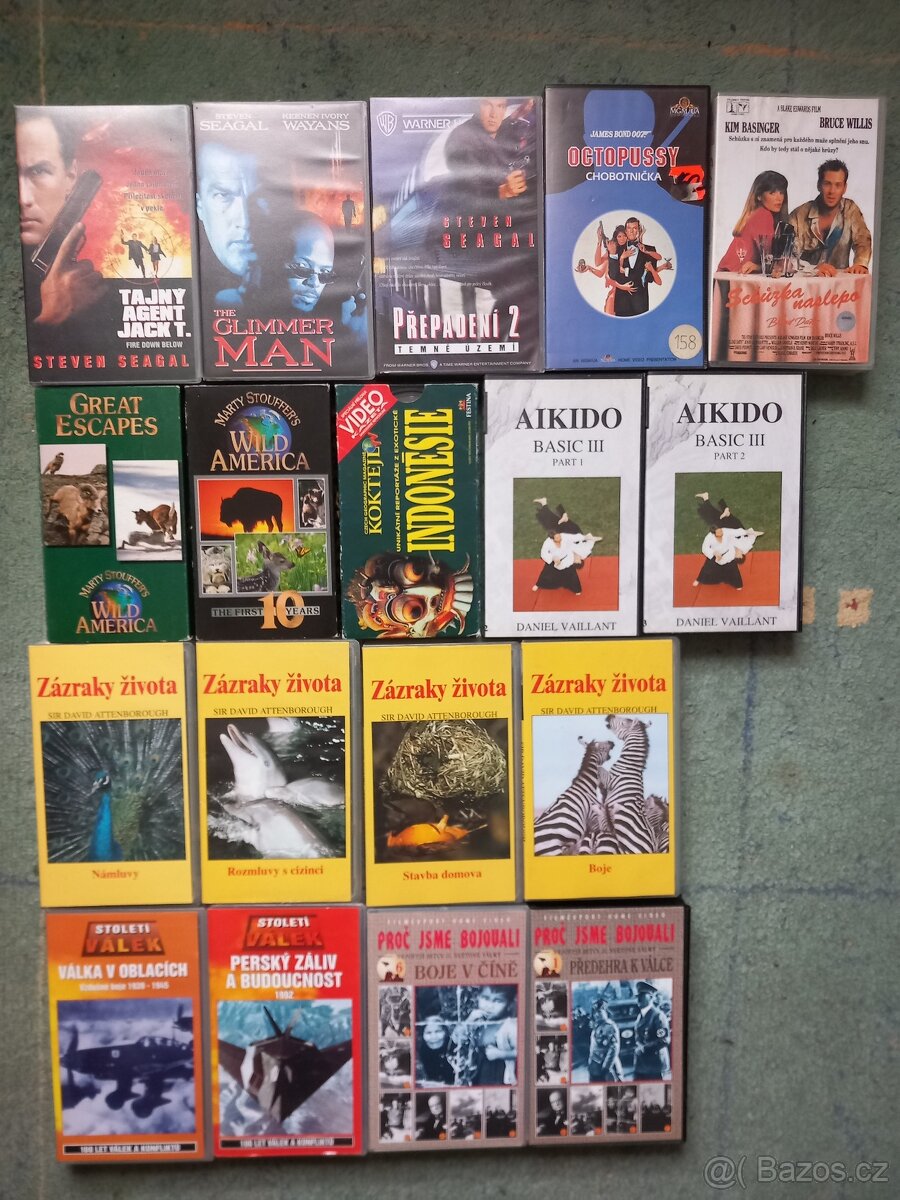 Originální VHS kazety